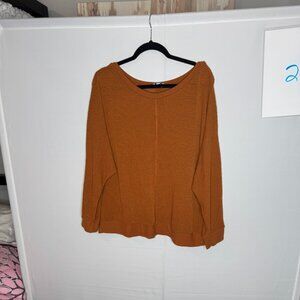 Chenault Copper Textured Knit Sweater